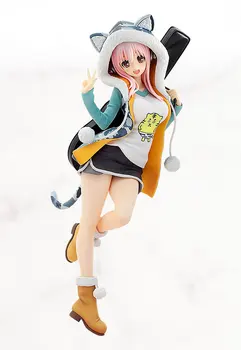 

Huong Anime Figure 20 CM Super Sonic Doll Student Casual Wear PVC Action Figure Collectible Toy Model
