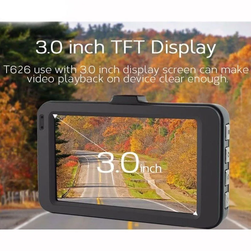 

170 Wide-angle Driving Recorder Vehicle Gravity Sensing 3 Inch Dash Camera Car DVR HD 1080P Dashcam Mini Dash Cam Night Vision