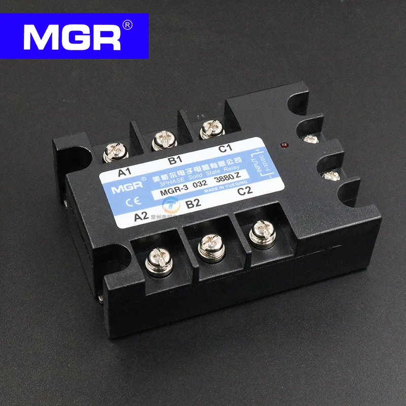 MGR Three phase solid state relay DC control AC 380V 80A MGR 3 032