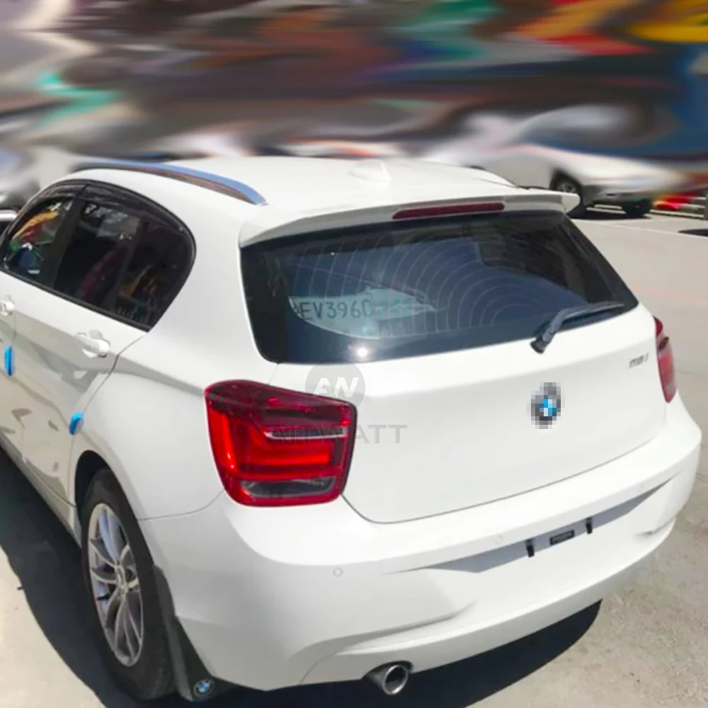 Для BMW 1 серия 4 двери хэтчбек- F20 125i 118i m135i 116i ABS пластик Неокрашенный Грунтовка задний багажник багажника крыло спойлер