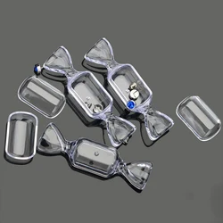 5PCS Candy Shaped Case Boxes Transparent Clear Plastic Box For Jewelry Beads Pills Piercing Storage Container 5PCS Candy Shaped Case Boxes Transparent Clear Plastic Box For Jewelry Beads Pills Piercing Storage Container