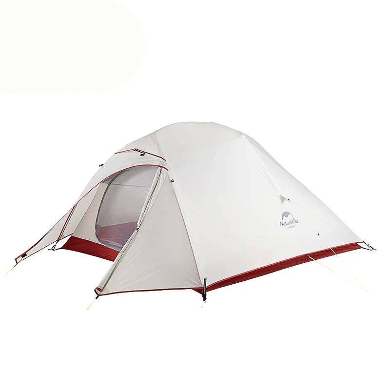 2 person grey 20D Naturehike Новая серия Cloud Up 1 2 3 человек сверхлегкие палатки обновленная палатка с ковриком для кемпинга спальные шестерни с мешком для хранения - Цвет: 2 person grey 20D