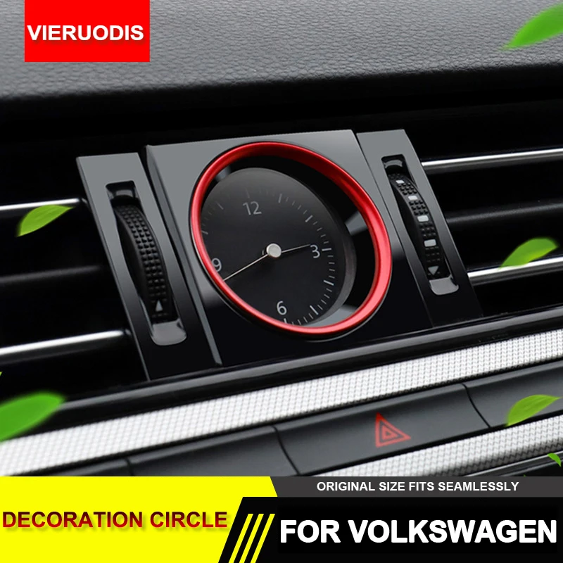 

2019 New Arrival Car Dashboard Center Clock Decorative Ring Cover Trim Styling for Volkswagen Passat B8 Car Accessories