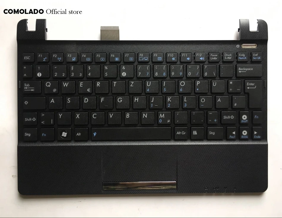 GR Germany ketboard FOR ASUS Eee PC X101H X101CH white plamrest black keyboard GR Layout