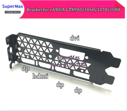 

High Quality 1PCS Full Height Expansion Bracket Public Version baffle for nVIDIA GTX980 GTX1060 GTX1070 GTX1080 Graphics Card