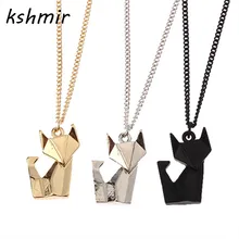 

Gold-plated fashion accessories Stereo feeling Little fox necklace short necklace Women act the role ofing is tasted