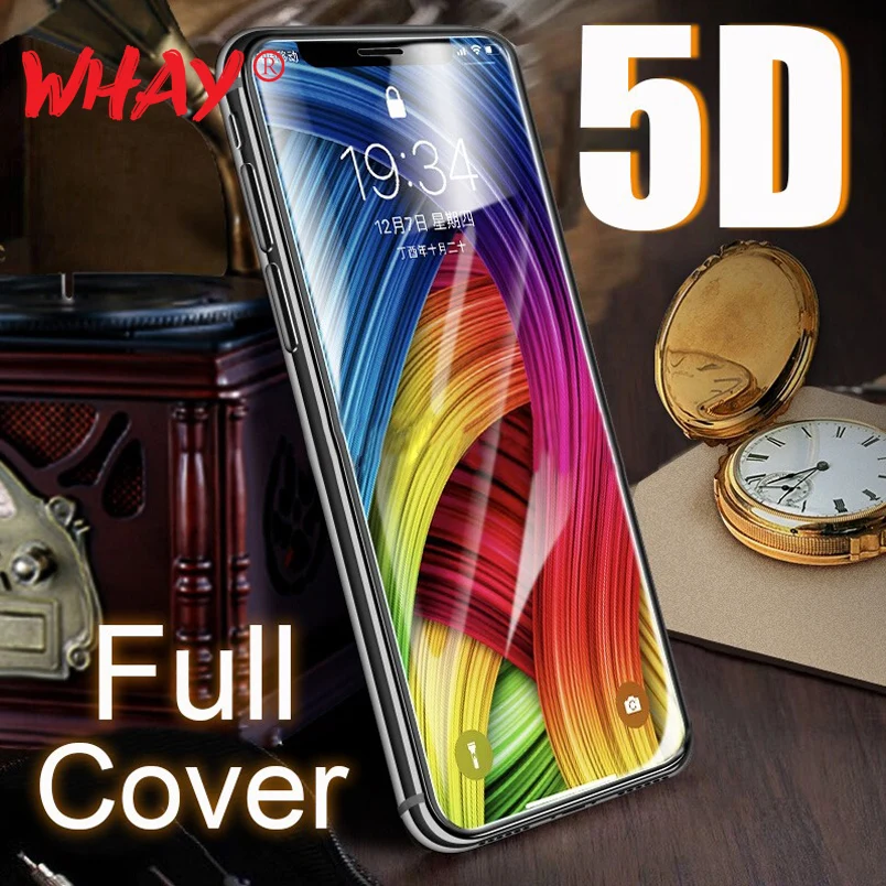 

Xiomi 5D Glass For Xiaomi Redmi 5 Plus Screen Protector Full Cover Glass For Xiaomi Redmi Note 5 Pro 4X Mi A1 A2 5X 6X 6 Mi8 SE