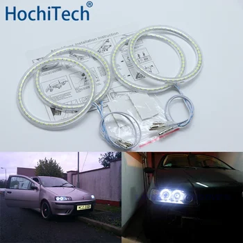 

Ultra bright SMD white LED angel eyes halo ring kit daytime running light DRL for Fiat PUNTO mk2 1999-2010