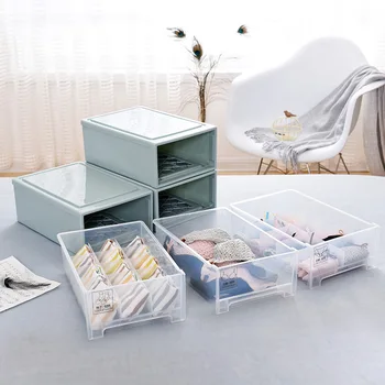 

Plastic Drawer Underwear Storage Boxes Underwear Socks Bra Storage Bins