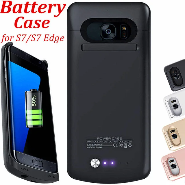 S7 Edge Charger Battery Case For Samsung Galaxy S7 Case