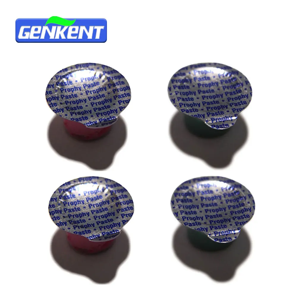 GENKENT 4 PCS Dental Teeth Whitening Polishing Paste Flavors White