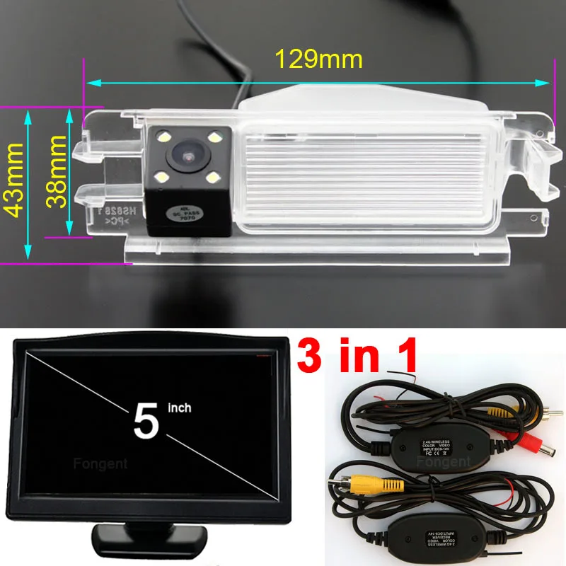 Goedkoop Auto Reverse Back up Off Parking Omkeren Achteruitrijcamera Wireless Auto Camera Spiegel Monitoren Voor 2013 Renault Dacia Duster Sandero