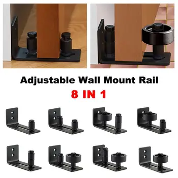 

8 In 1 Door Slide Damper Soft Close Slides Mechanism Furniture Remission Accessory For Guide Sliding Rail Barn Wood Door