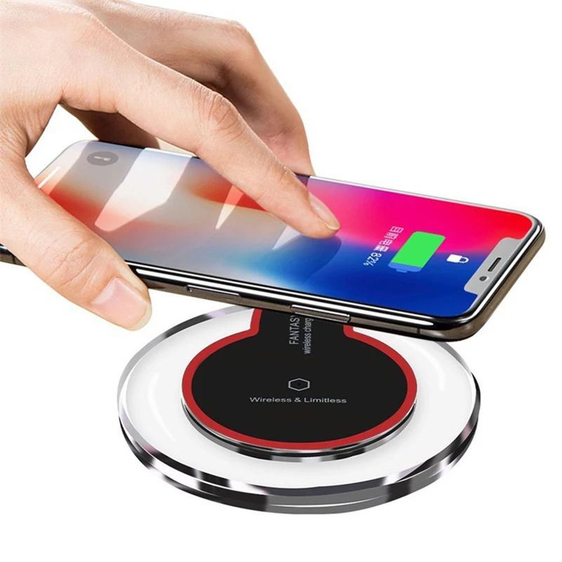

Mini Qi Wireless Charger For Samsung Galaxy S8 S8Plus Quick Charging Dock Cradle Charger For iphone 8 / 8 Plus X for Nokia HTC