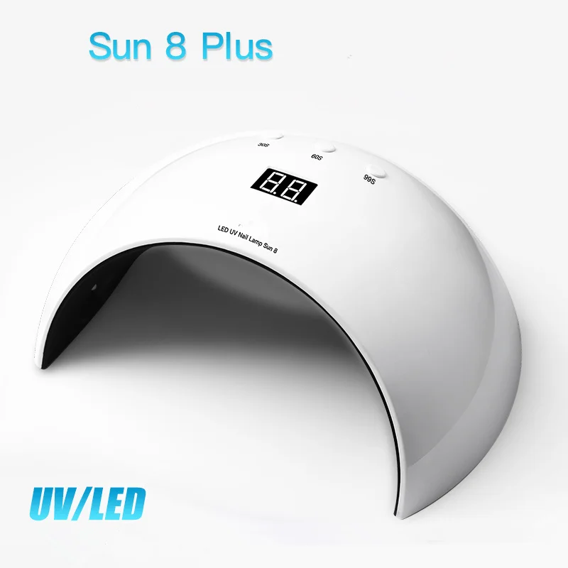 UV LED Nail Dryer SUN8 24W Lamp for Curing Gel Manicure Art | Красота и здоровье