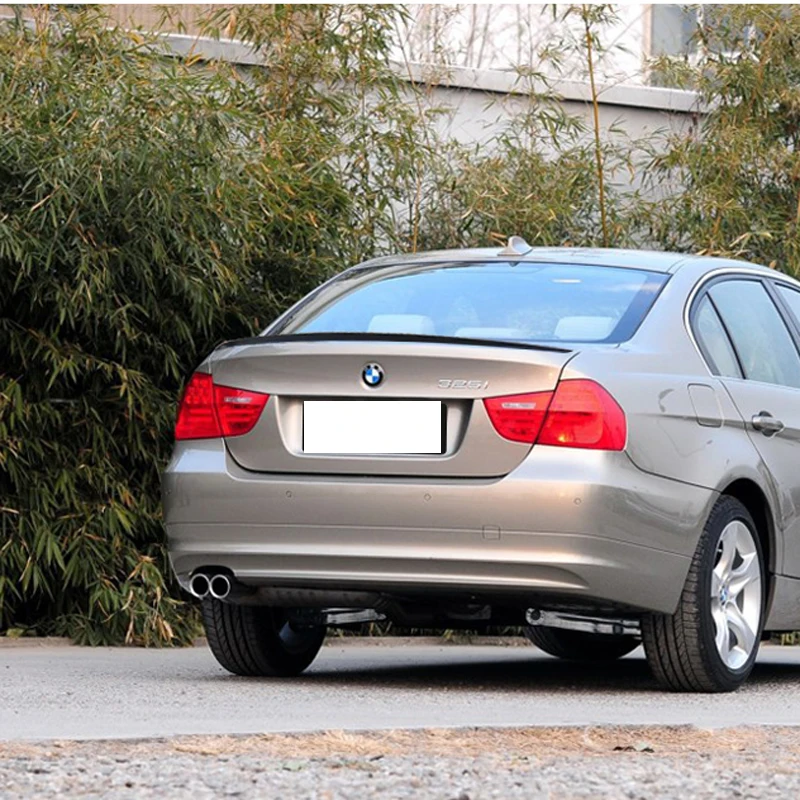 

2005 2006 2007 2008 2009 2010 2011 E90 ABS Plastic M3 Style Unpainted Primer Rear Wing Lip Spoiler for BMW E90 3 Series