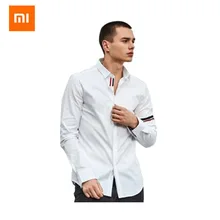 Xiaomi Youpin рубашка Instant me Классическая цветная рубашка с длинным рукавом хлопок пряжа окрашенная отшлифованная оксфордская стильная