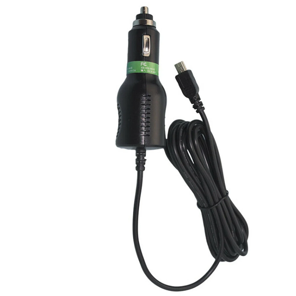 Автомобильное зарядное устройство DC 12 24V 1 2 meter 5V 2000mA изогнутое мини USB для