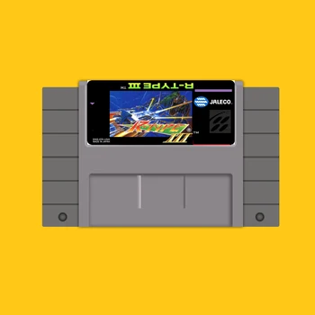 

R-TYPE III 16 bit Big Gray Game Card For USA NTSC Game Player