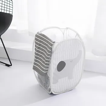 

Cartoon Foldable Washing Laundry Basket Bag Hamper Mesh Storage Drawstring Bra Underwear Wash Bag Laundry Bags dropshipping