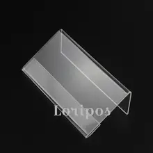 10*4 см 20 шт акриловая этикетка держатель настольный ярлык знак клип держатель подставки акриловая рамка цена talker этикетка держатель ярлык рамка