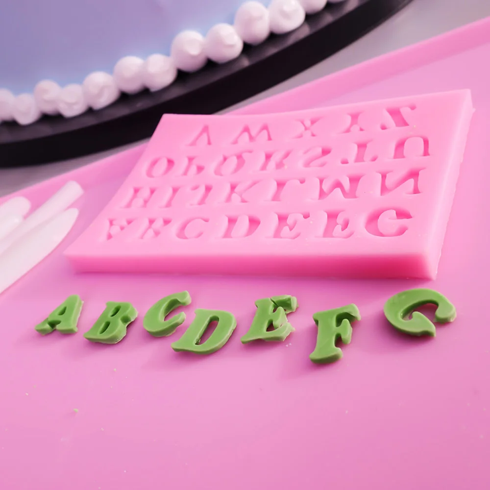 Best DIY Silicone Letter Cake Mould Mat Fondant Sugar Craft Mold Decorating Tool Cake decorating Tools Gum paste Mold Best DIY Silicone Letter Cake Mould Mat Fondant Sugar Craft Mold Decorating Tool Cake decorating Tools Gum paste Mold