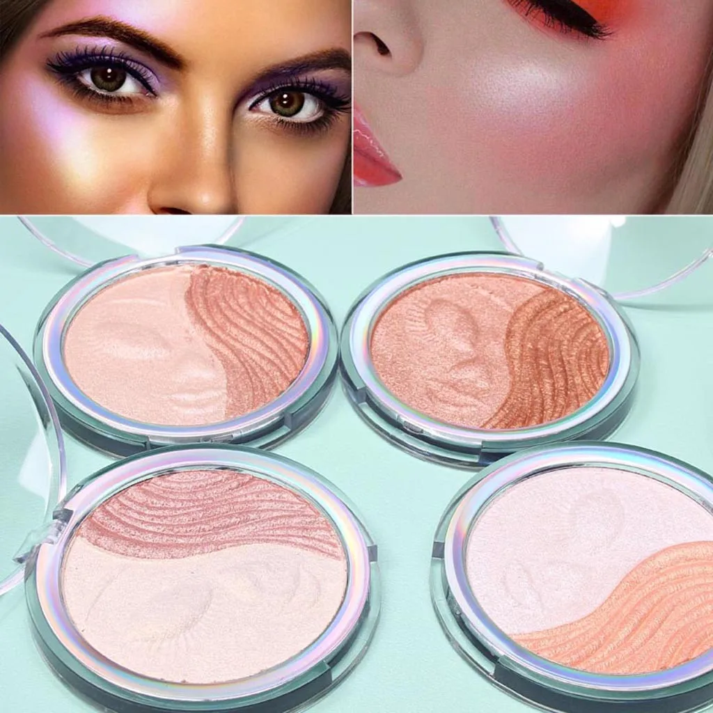 

Professional Makeup Face Powder Monochromatic Bronzer Highlighter Powder Makeup Glow Kit Highlighter Contour Palette #N