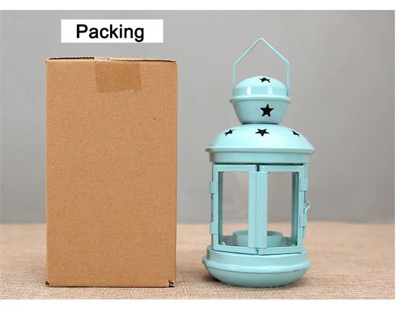 Европейский Свадебный декор металлический фонарь Железный подсвечник ...