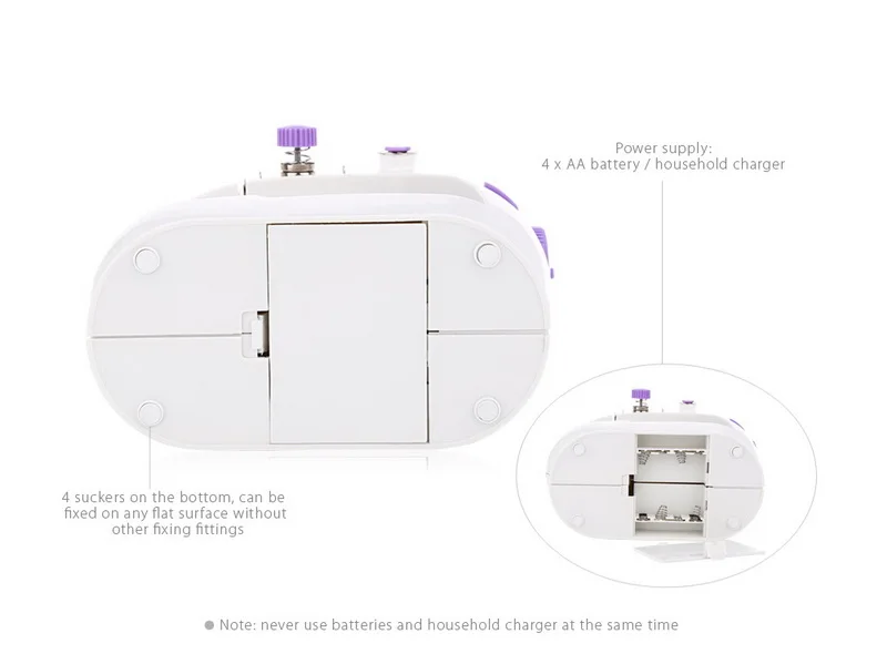 Мини-портативные швейные машины, двойная скорость, двойная нить, многофункциональная электрическая мини-швейная машина с автоматической перемоткой протектора