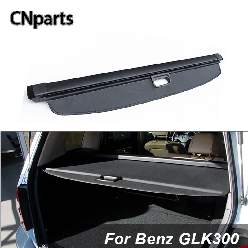  CNparts Car Rear Trunk Cargo Cover For Mercedes Benz GLK 300 Styling Black Security Shield Shade Au