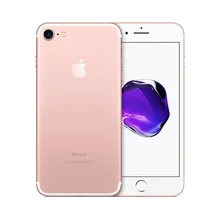 Новый Оригинальный Apple iPhone 7 2 ГБ RAM 32 ГБ ROM IOS 10 LTE 12.0MP Камера Quad Core Отпечатков Пальцев Марка Сотовые Телефоны iphone7 Роза золото