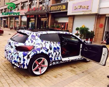 

Car Styling Wrap Graffiti camo Car Vinyl film Body Sticker with Air Free Bubble for Vehiche Motorcycle 1.52*20M /Roll