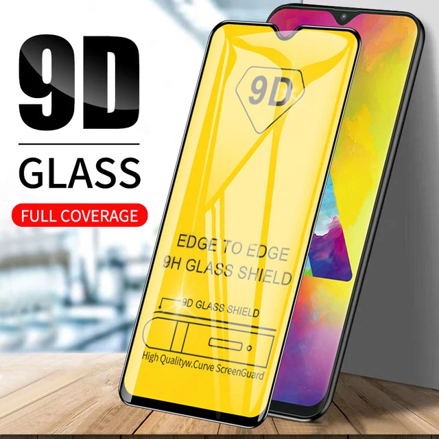 9D полное покрытие закаленное стекло для Samsung Galaxy A50 A30 A10 Защита экрана M20 M30 A70 A40 A20