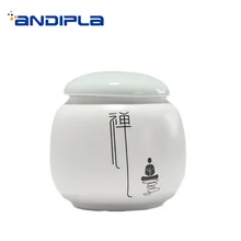 В китайском стиле керамический фарфор емкость для хранения чая офисная чайная посуда ручная роспись узор Tieguanyin баночка