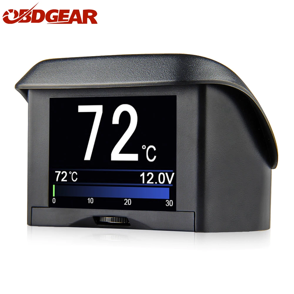 New A202S OBD2 Scanner Diagnostics Display Coolant Temperature Gauge