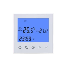 HY03WE-2 Сенсорный экран цифровой номер программируемого термостата терморегулятор под пол Электрический Отопление инфракрасный обогреватель Системы