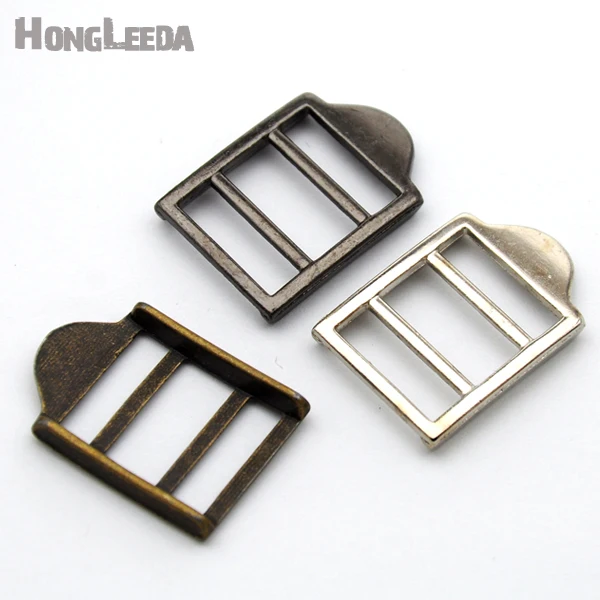 45pcs/lot 18mm metal alloy adjustable buckle bag backpack luggage slide