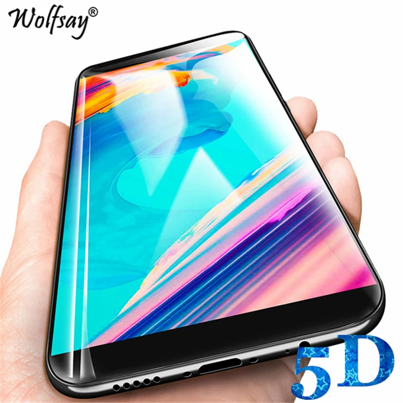 Wolfsay 1PCS 5D Curved Screen Protector For Oneplus 5T ...