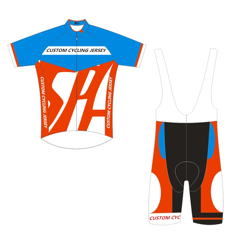 Custom cycling jersey brand model cycling clothing special logo DIY