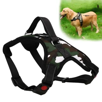 

Dog Oxford K9 Vest Pet Harness Collar Adjustable Heavy Duty Pet Harness Leash for Small Medium Large Dogs Walking Hand Strap