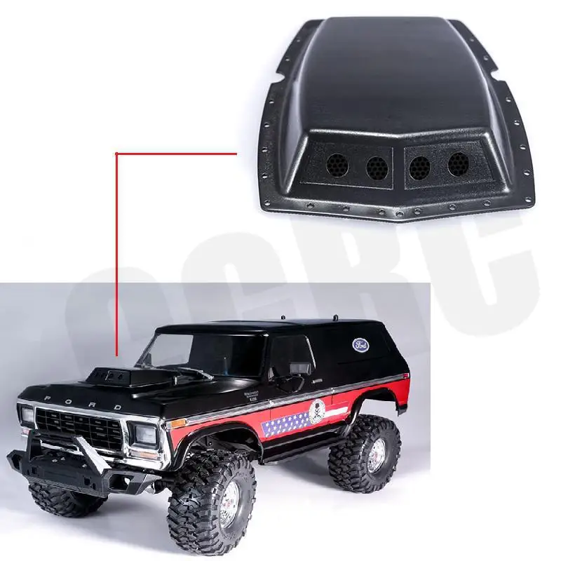 

Simulation Hood Intake Air Inlet For 1/10 RC Crawler Car Bronco Ranger