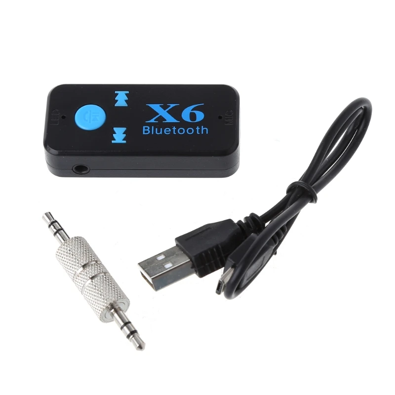 Car USB Bluetooth Aux Receiver Adapter Support TF Card Aux Audio