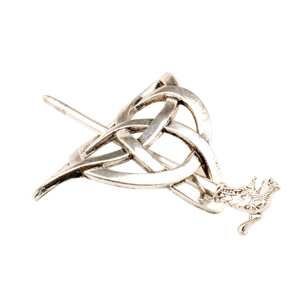 Vintage Metal Alloy Viking Norse Hairpins Gothic Dragon Hair Stick Slide Pin Barrette Hair Accessories Headdress