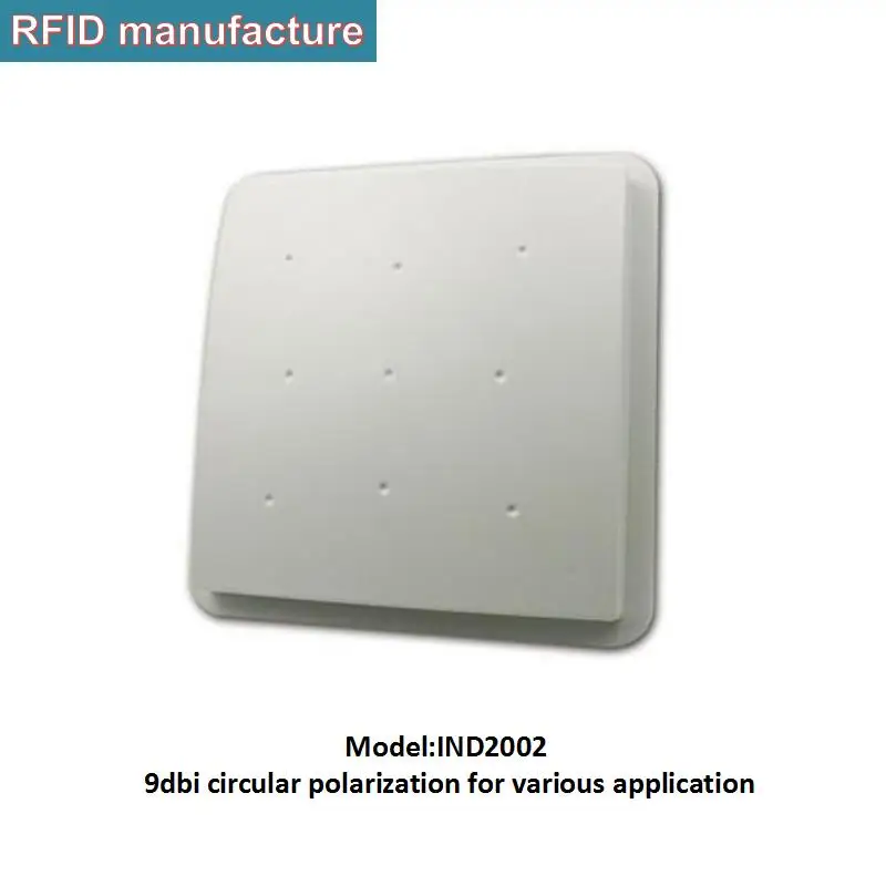 

9dbi gain long range Circular Polarization UHF RFID antenna for middle range UHF RFID reader in parking people access attendance