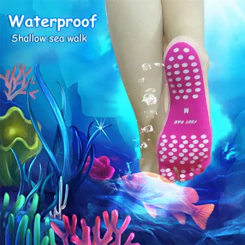 

Insoles Shoe Accessories Feet Sticker Beach Feet Protection Shoes Adhesive Foot Pad Insulation 1 Pair Flexible Soft