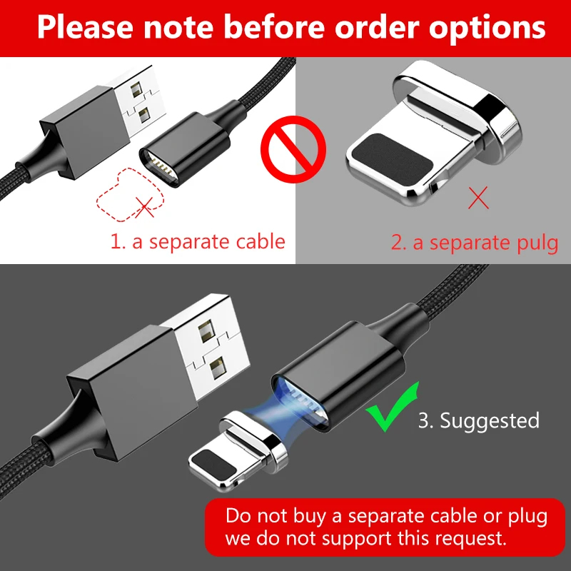 Магнитный зарядный кабель NOHON Micro USB для зарядки и синхронизации данных Samsung S7 Huawei