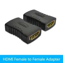 3 шт./лот черные туфли высокого качества HDMI Женский к HDMI гнездовой соединитель Extender кабель HDMI удлинитель-адаптер с конвертером 1080 P