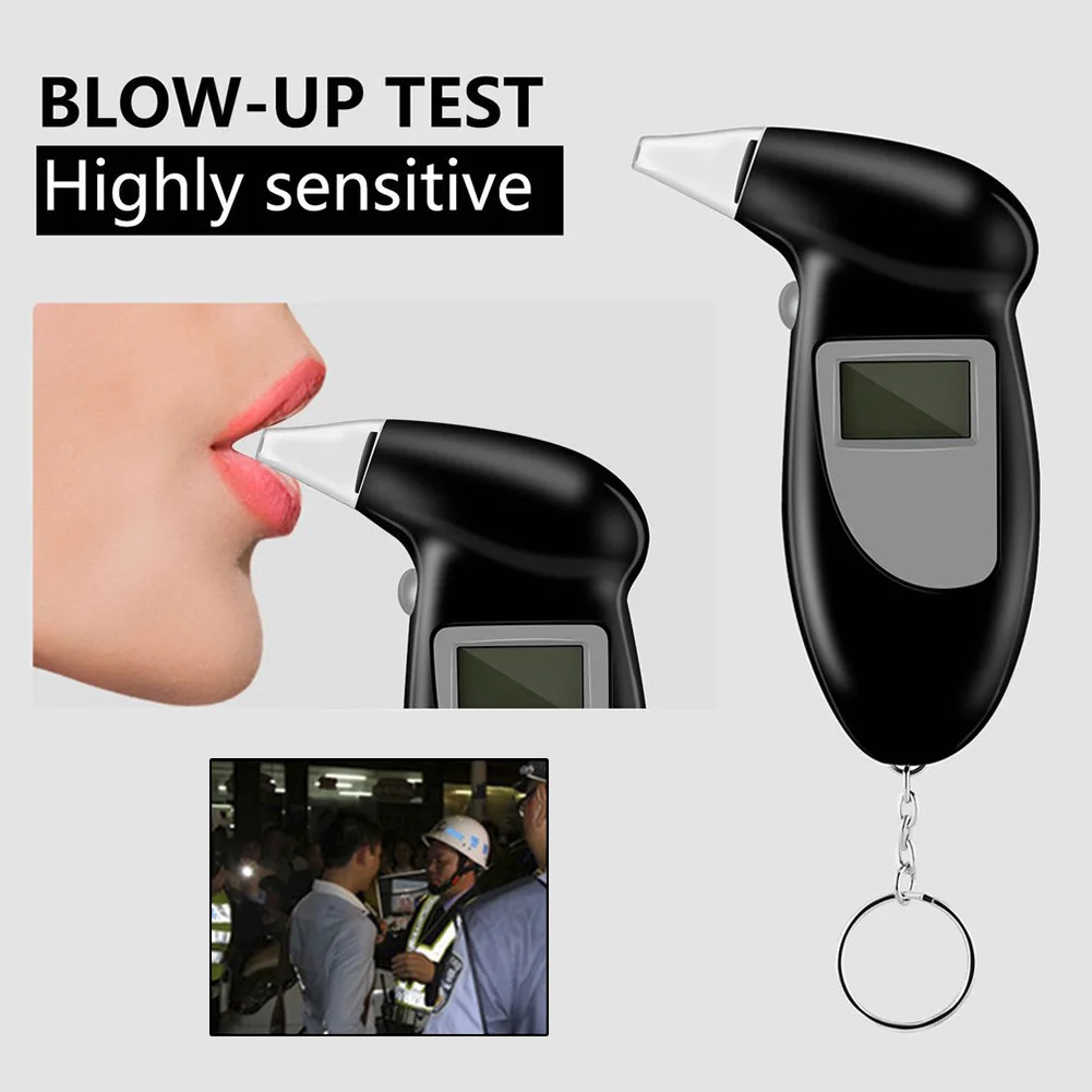 

Digital Breath Alcohol Tester Handheld Breathalyzer Alcohol Meters with LCD Display GHS99
