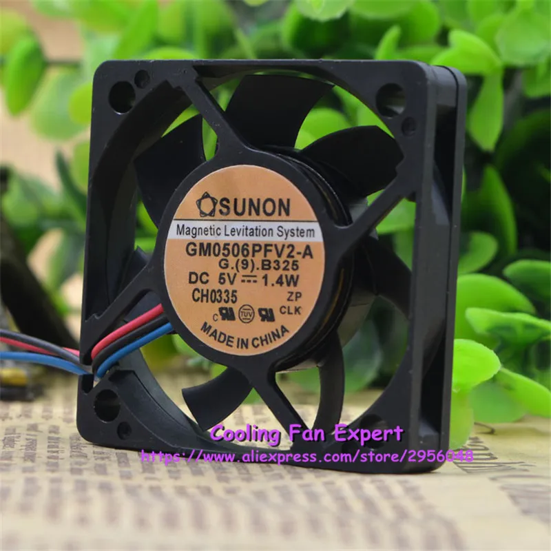 GM0506PFV2 A USB подвесной вентилятор охлаждения Maglev DC 5V 1 4 W 6010 6cm 60*60*10mm 3 провода|wire wire|wire