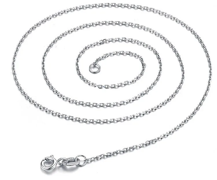 authentic 925 sterling silver chain woman cross silver chain cross